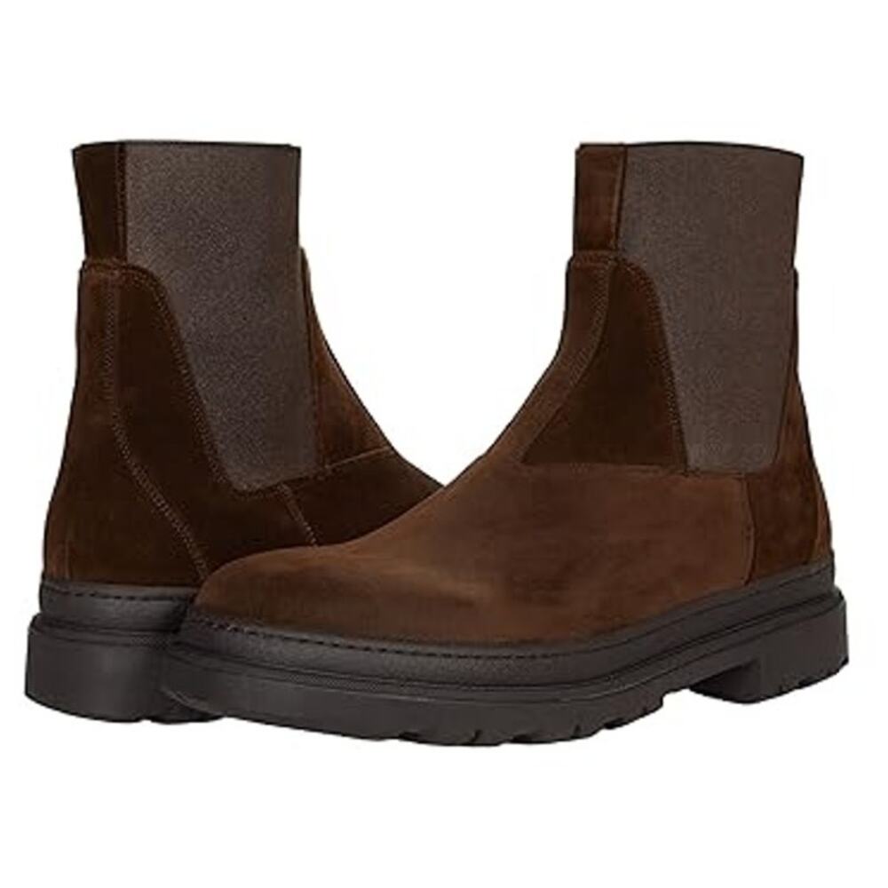 To‎ Boot New York Hemingway Boots Otter Brown Suede Leather Ankle Sz 12 Men's